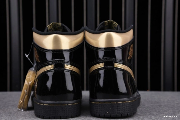 Air Jordan Metallic High (2020) Retro Gold 1 Black 555088-032 0319